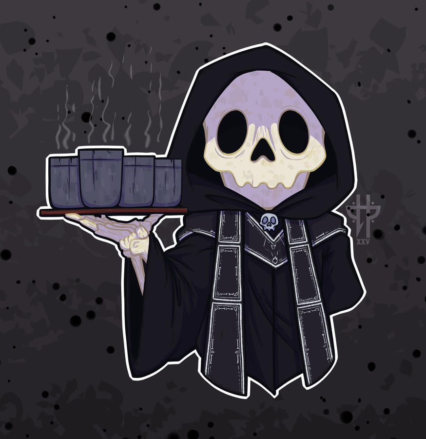 Skeleton Sticker Skeleton Sticker